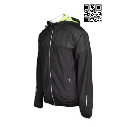 J577 comfortable tailor made windbreaker order reflective overcoat printed assorted color uniform company  J577 comfortable tailor made windbreaker order reflective overcoat printed assorted color uniform company